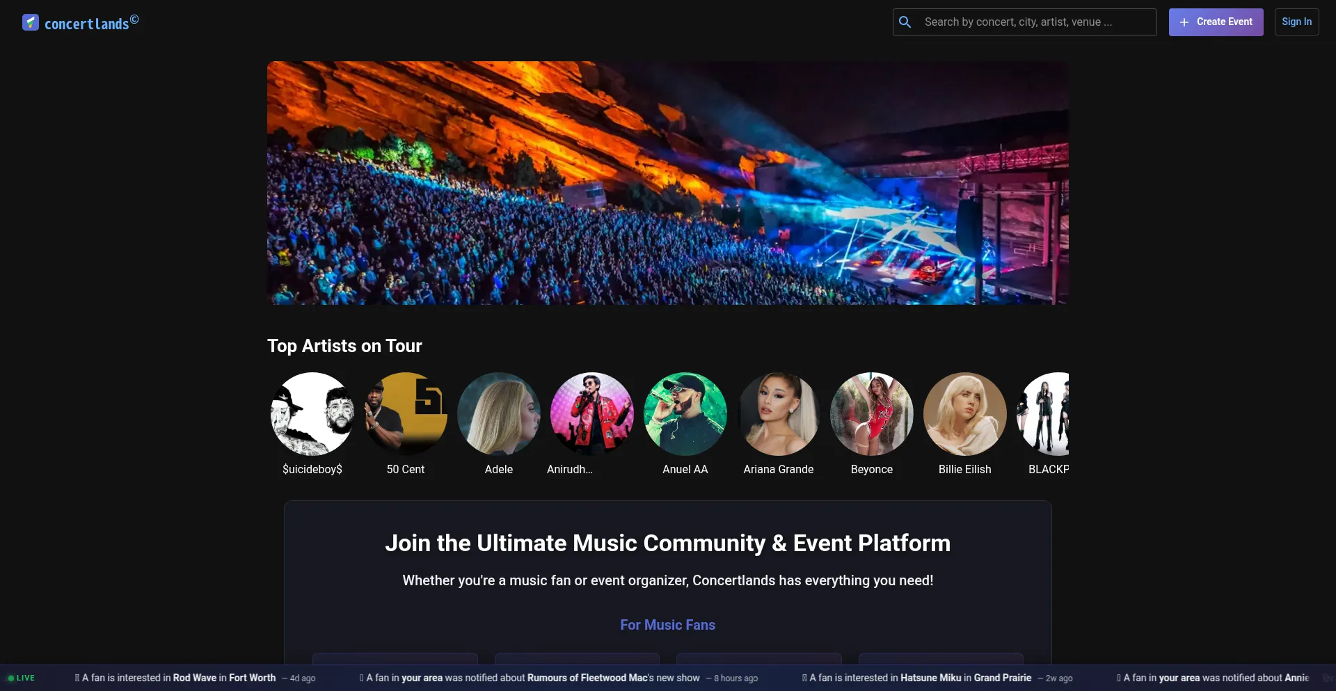 Concertlands.com
