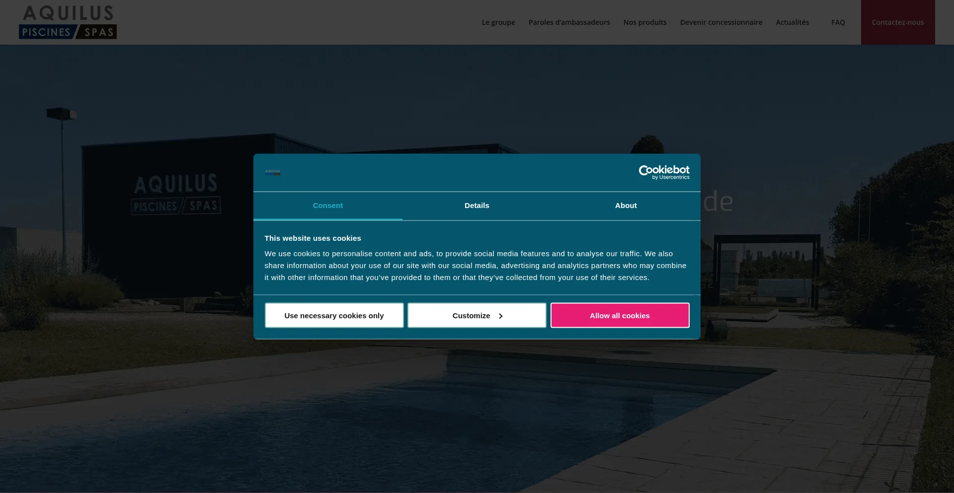 Ist Concessionnaire.aquilus-piscines.com sicher und vertrauenswürdig?