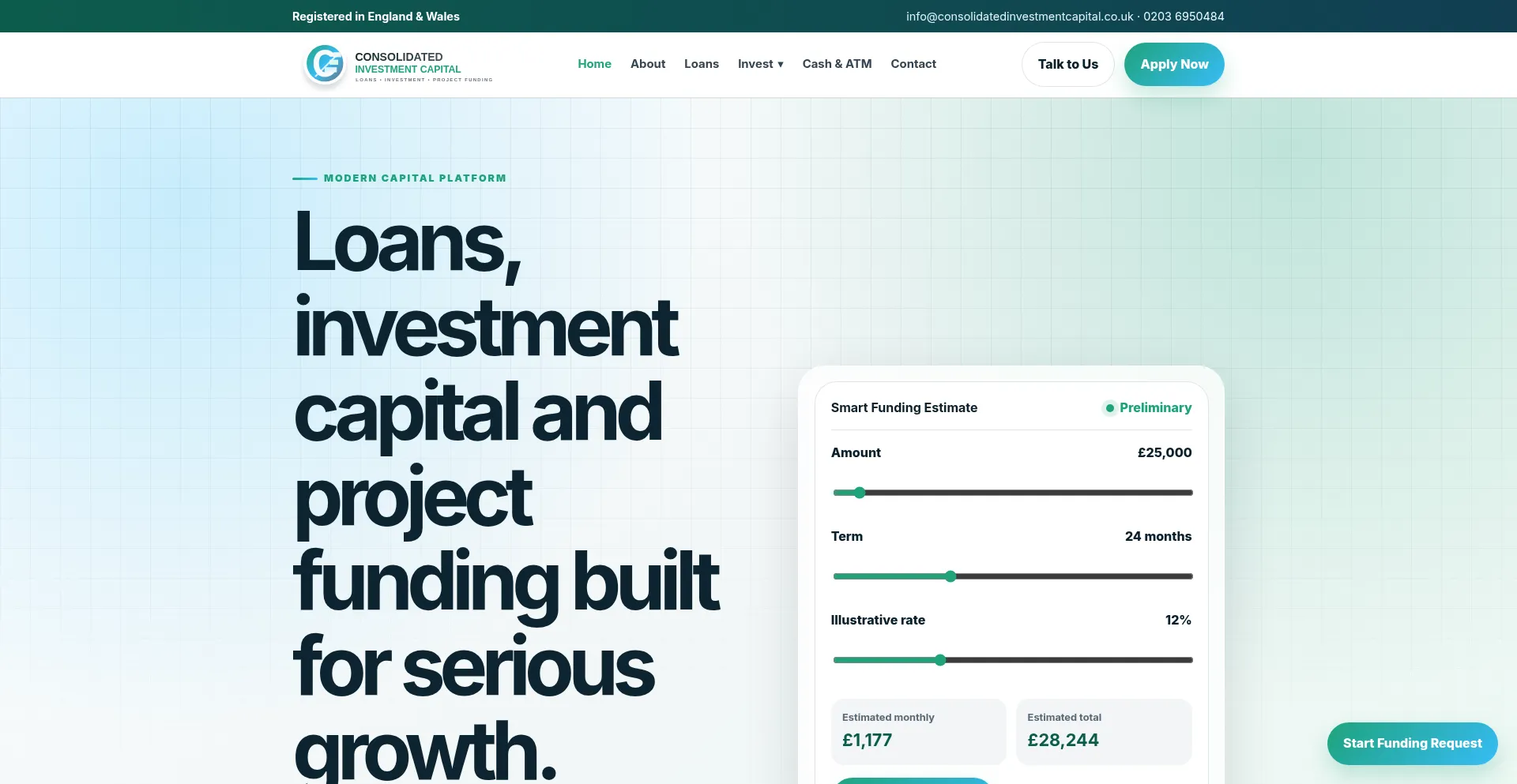 Consolidatedinvestmentcapital.co.uk