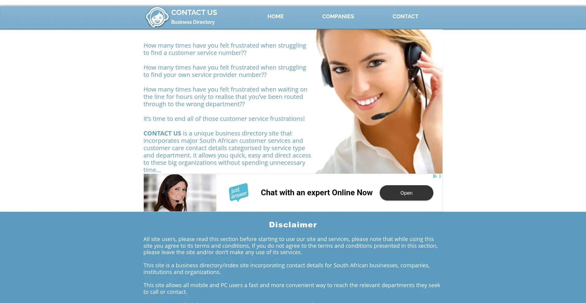 Ist Contact-us.co.za sicher und vertrauenswürdig?