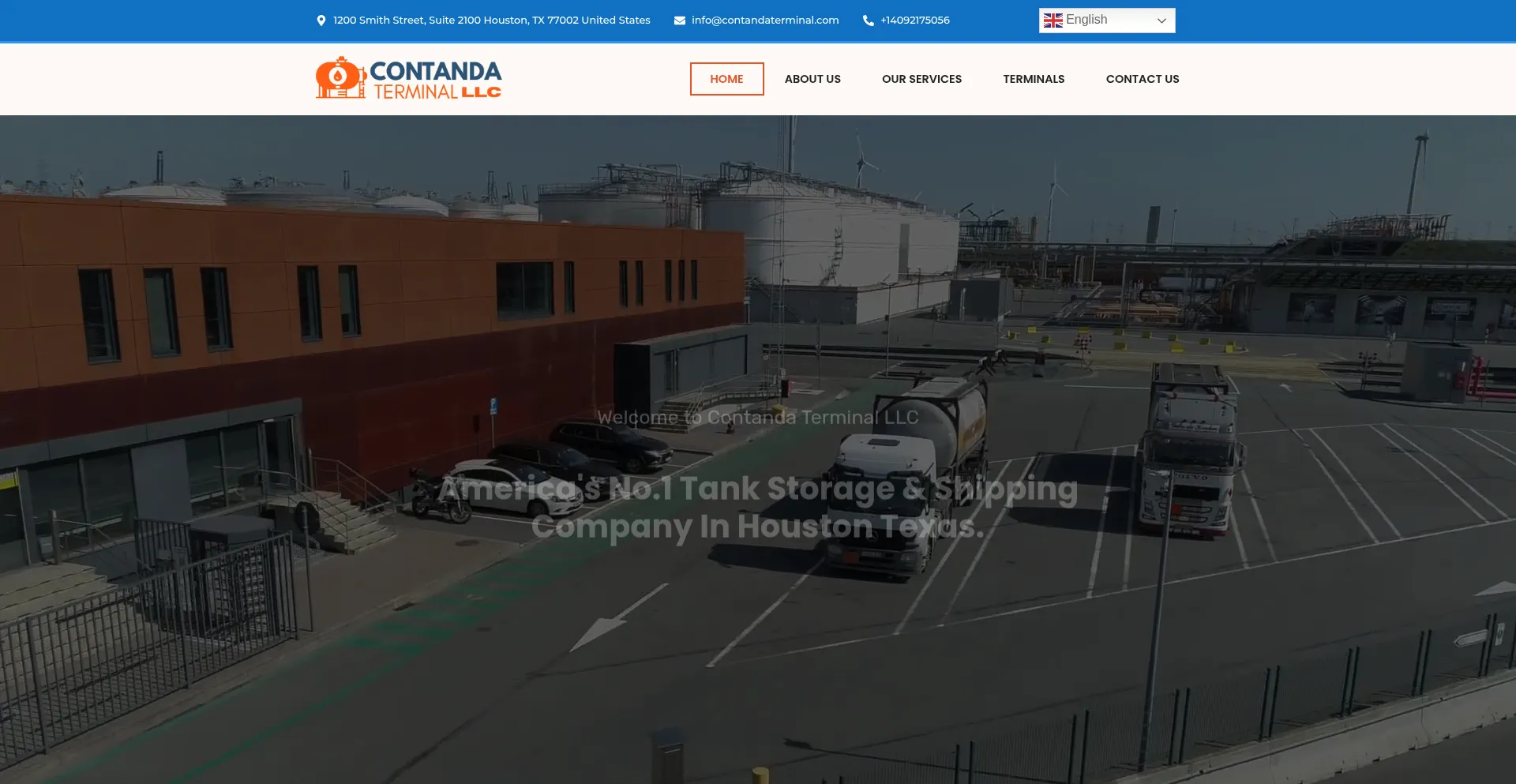 Website screenshot of Contandaterminal.com