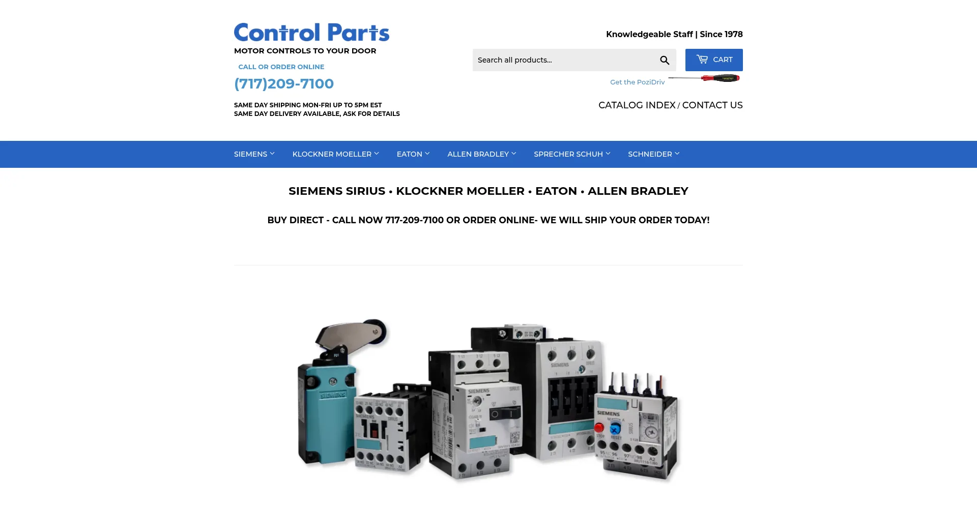 Ist Controlparts.com sicher und vertrauenswürdig?