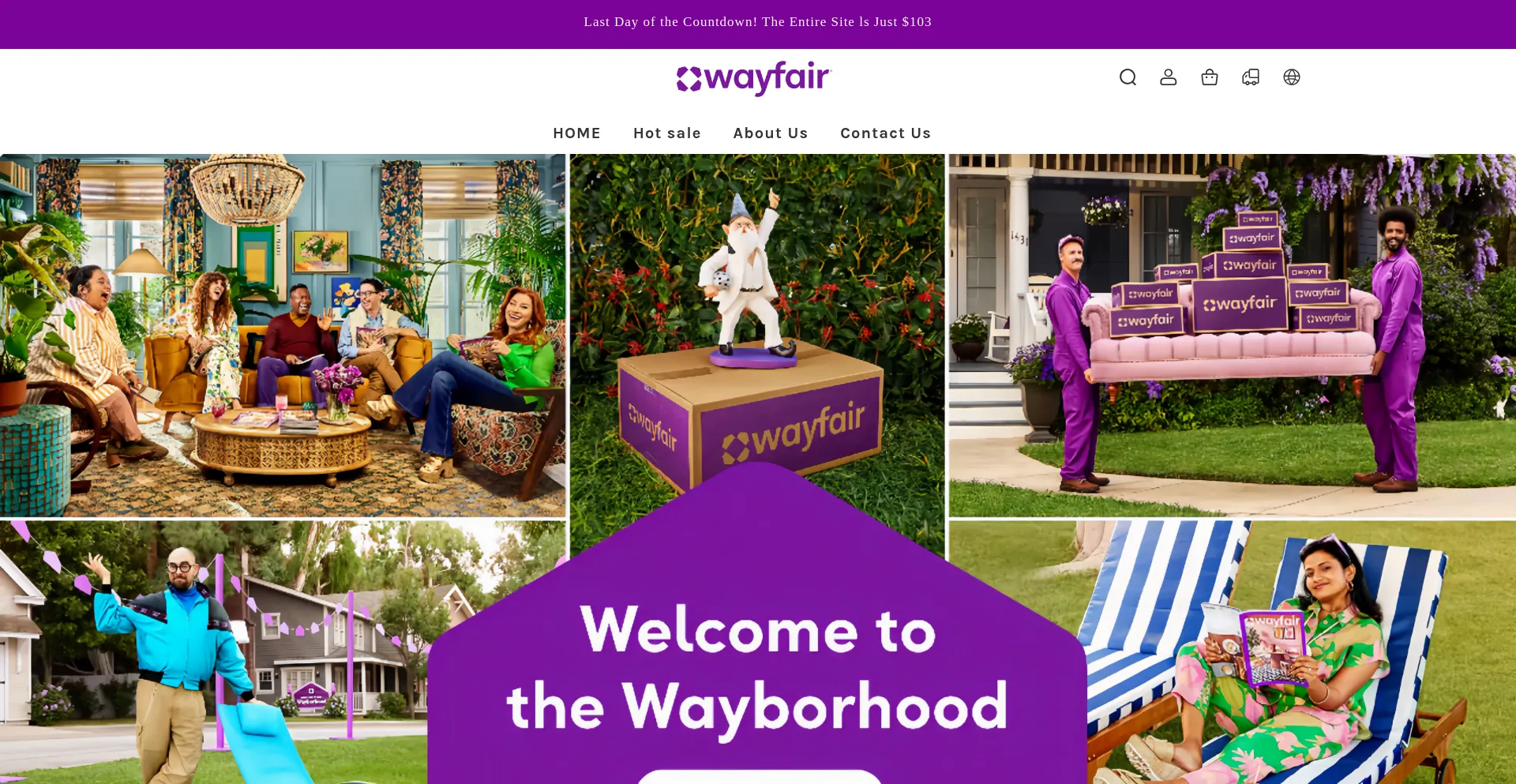 Website screenshot of Coodaee.shop