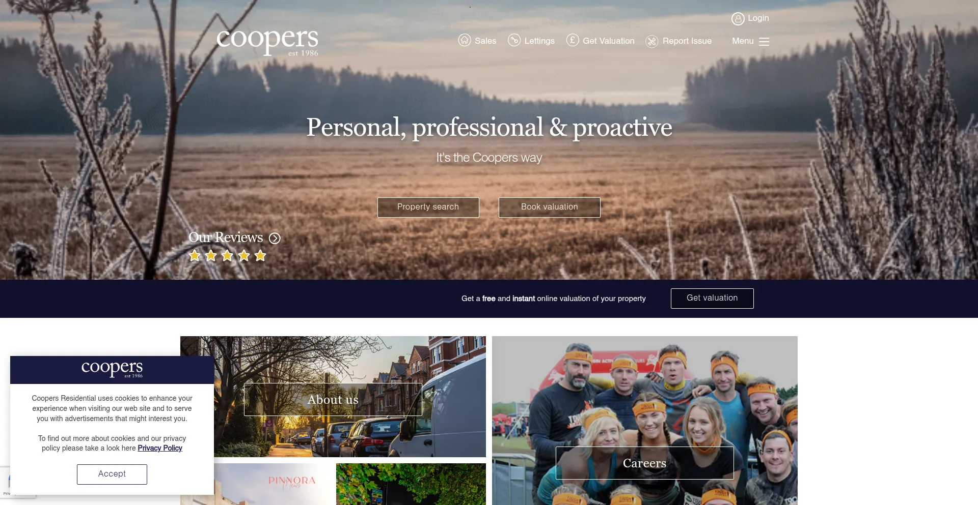 Coopersresidential.co.uk