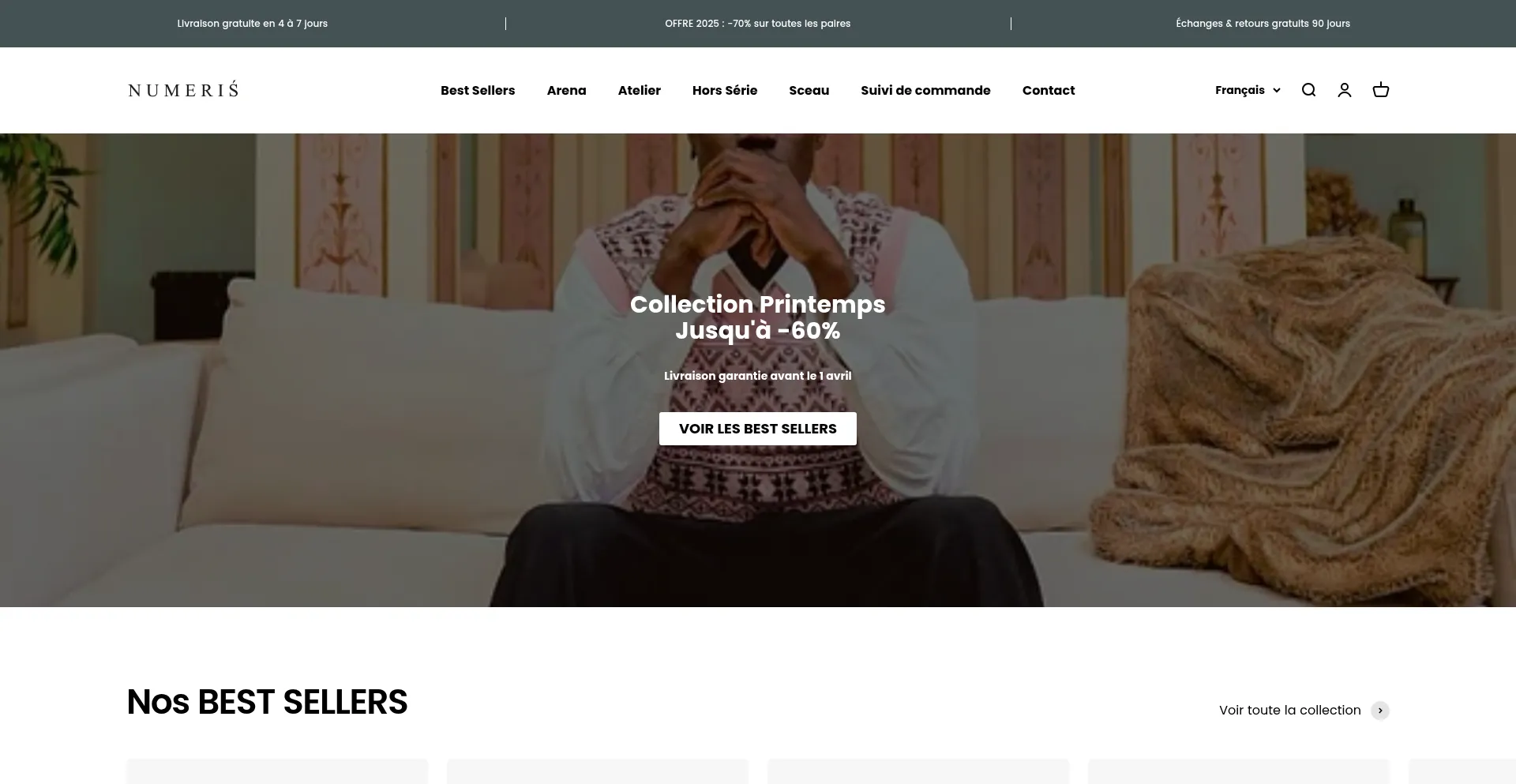 Website screenshot of Copnumeris.store