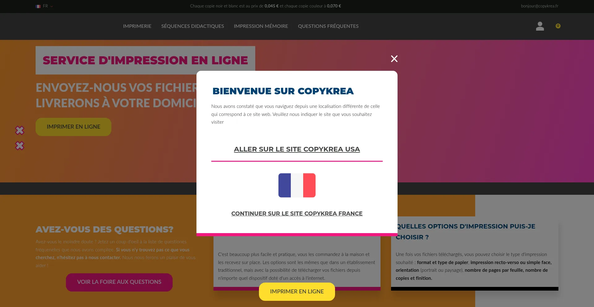 Ist Copykrea.fr sicher und vertrauenswürdig?