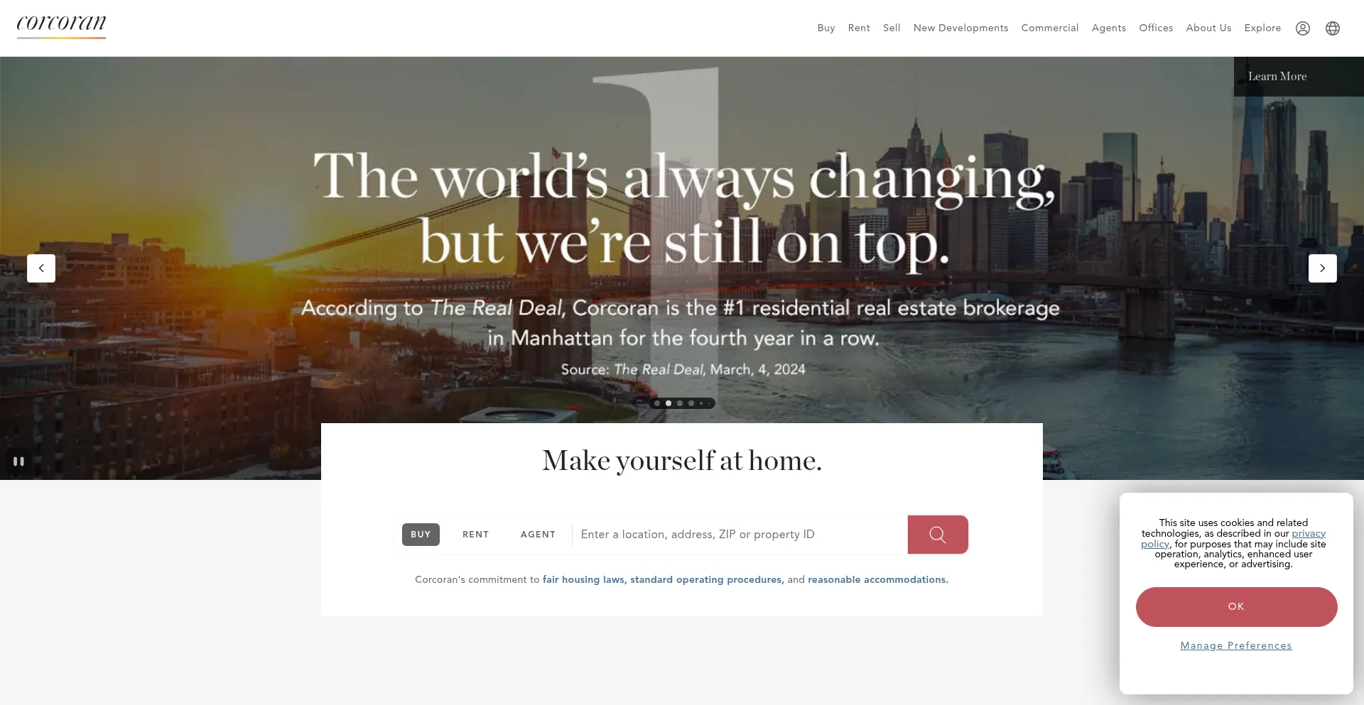 Corcoran.com Screenshot
