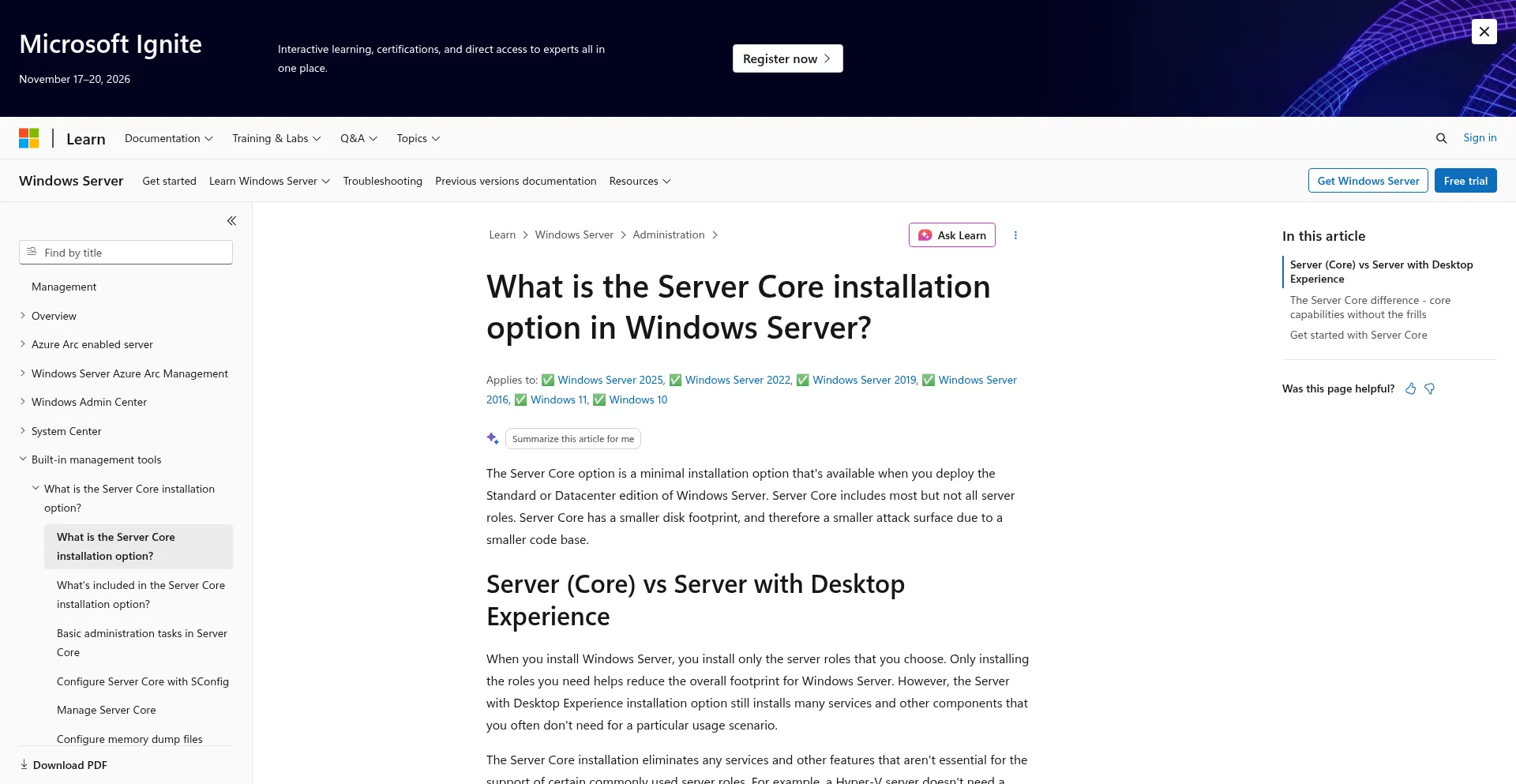 Core.windows