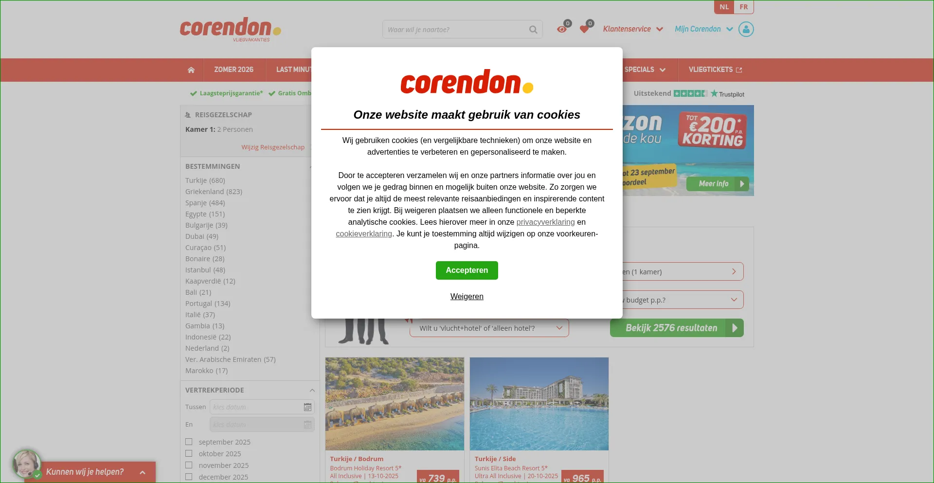 Ist Corendon.be sicher und vertrauenswürdig?