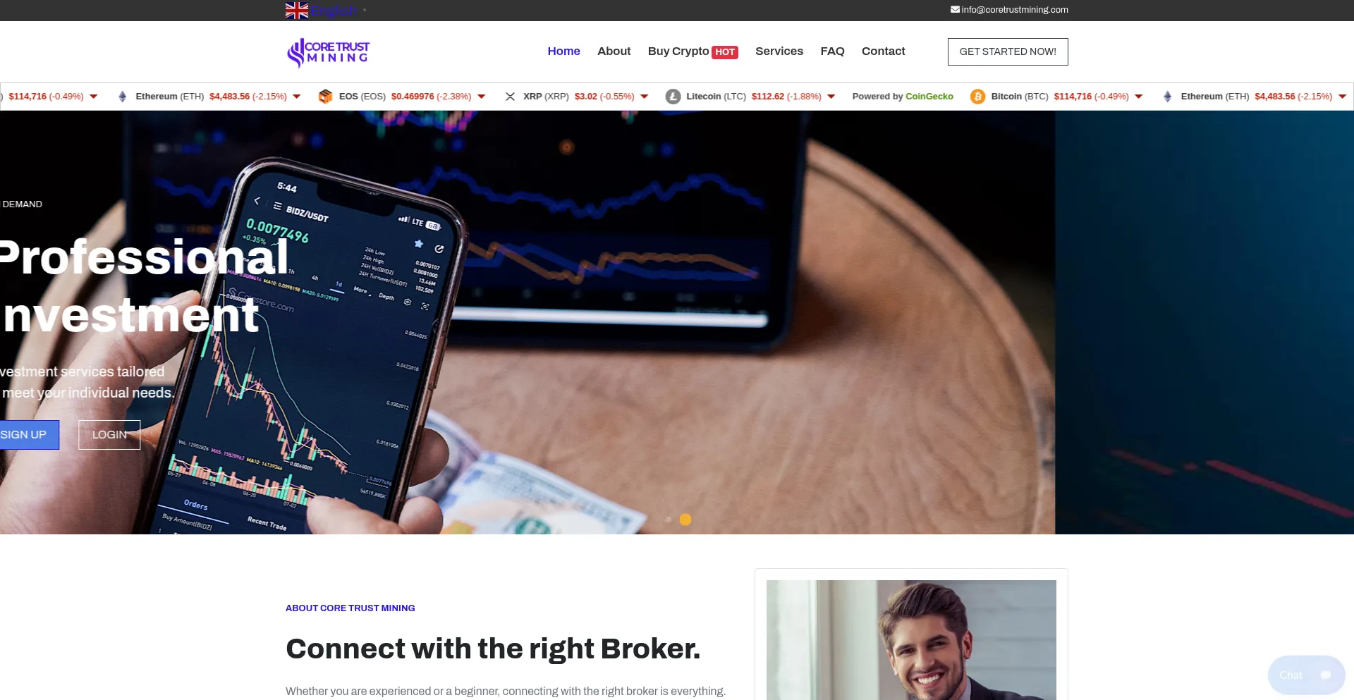 Ist Coretrustmining.com sicher und vertrauenswürdig?