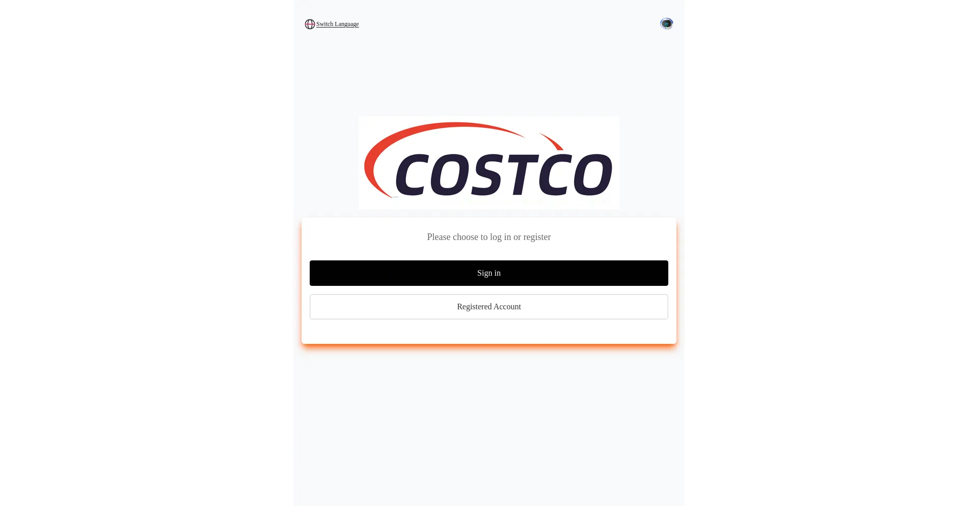 Website screenshot of Costcoep.com