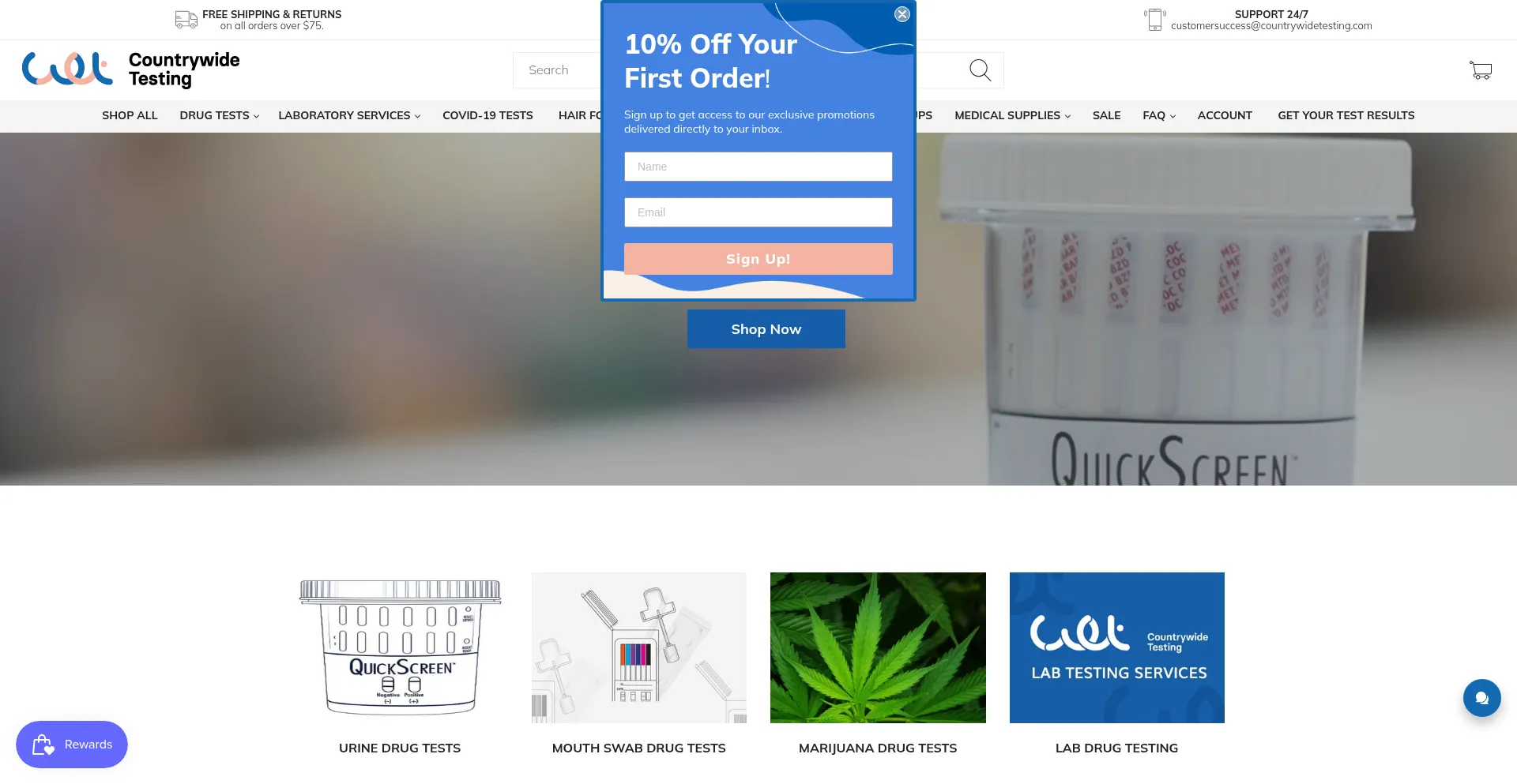 Ist Countrywidetesting.com sicher und vertrauenswürdig?