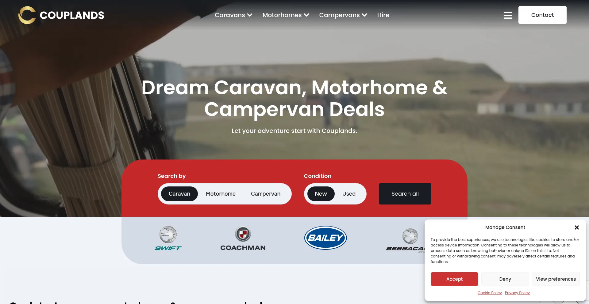 Couplandscaravans.co.uk