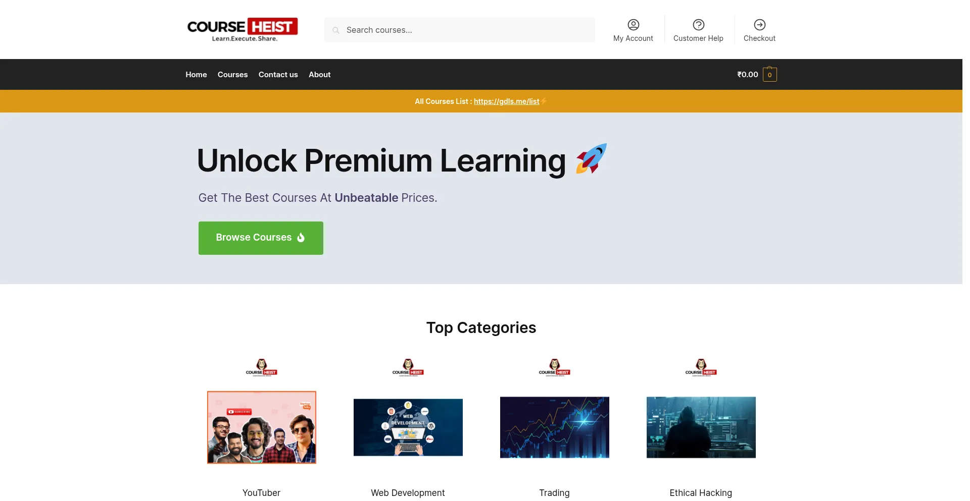 Ist Courseheistshop.click sicher und vertrauenswürdig?