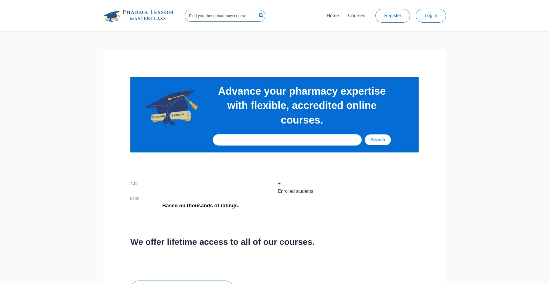 Ist Courses.pharmalesson.com sicher und vertrauenswürdig?