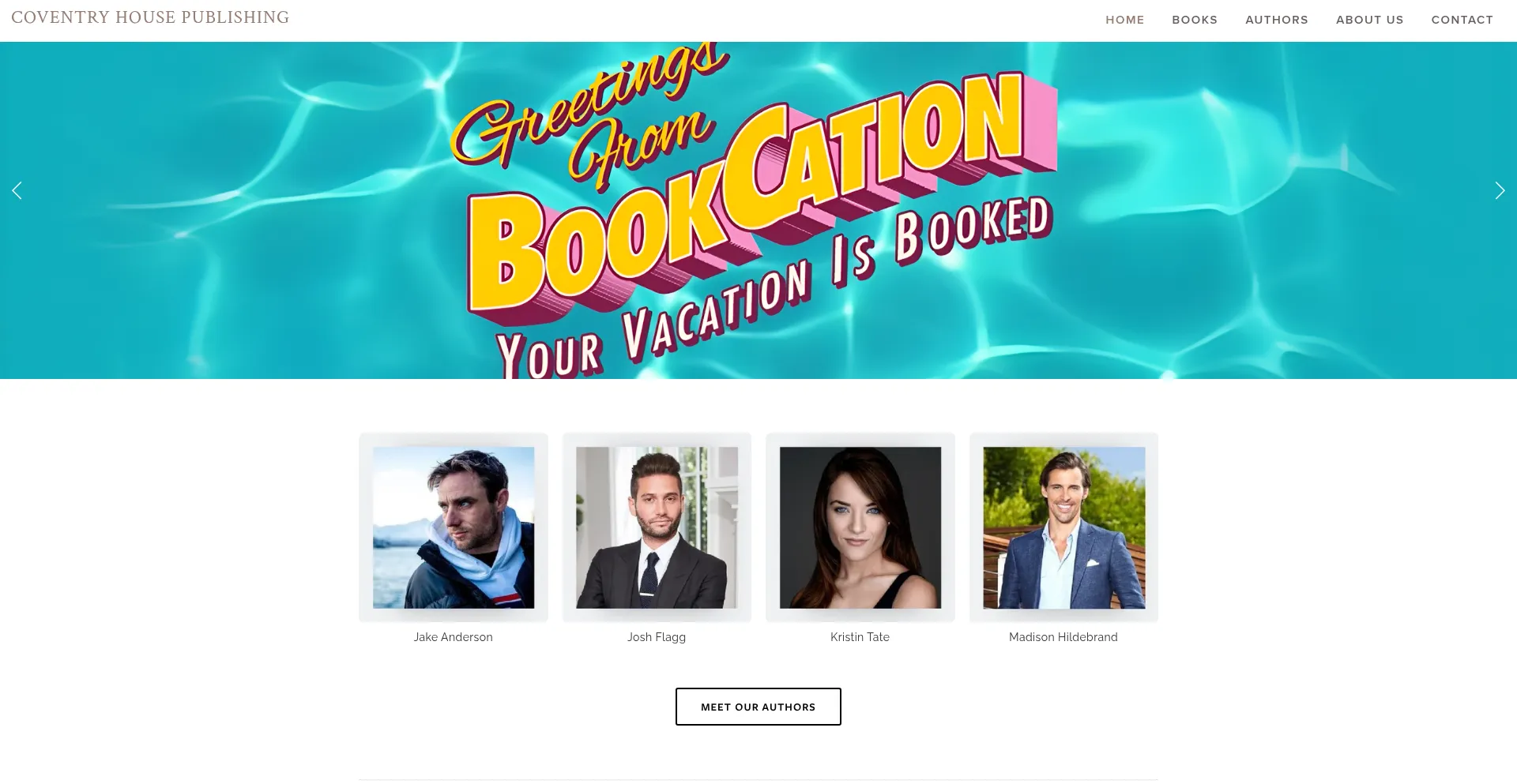 Website screenshot of Coventrybooks.com