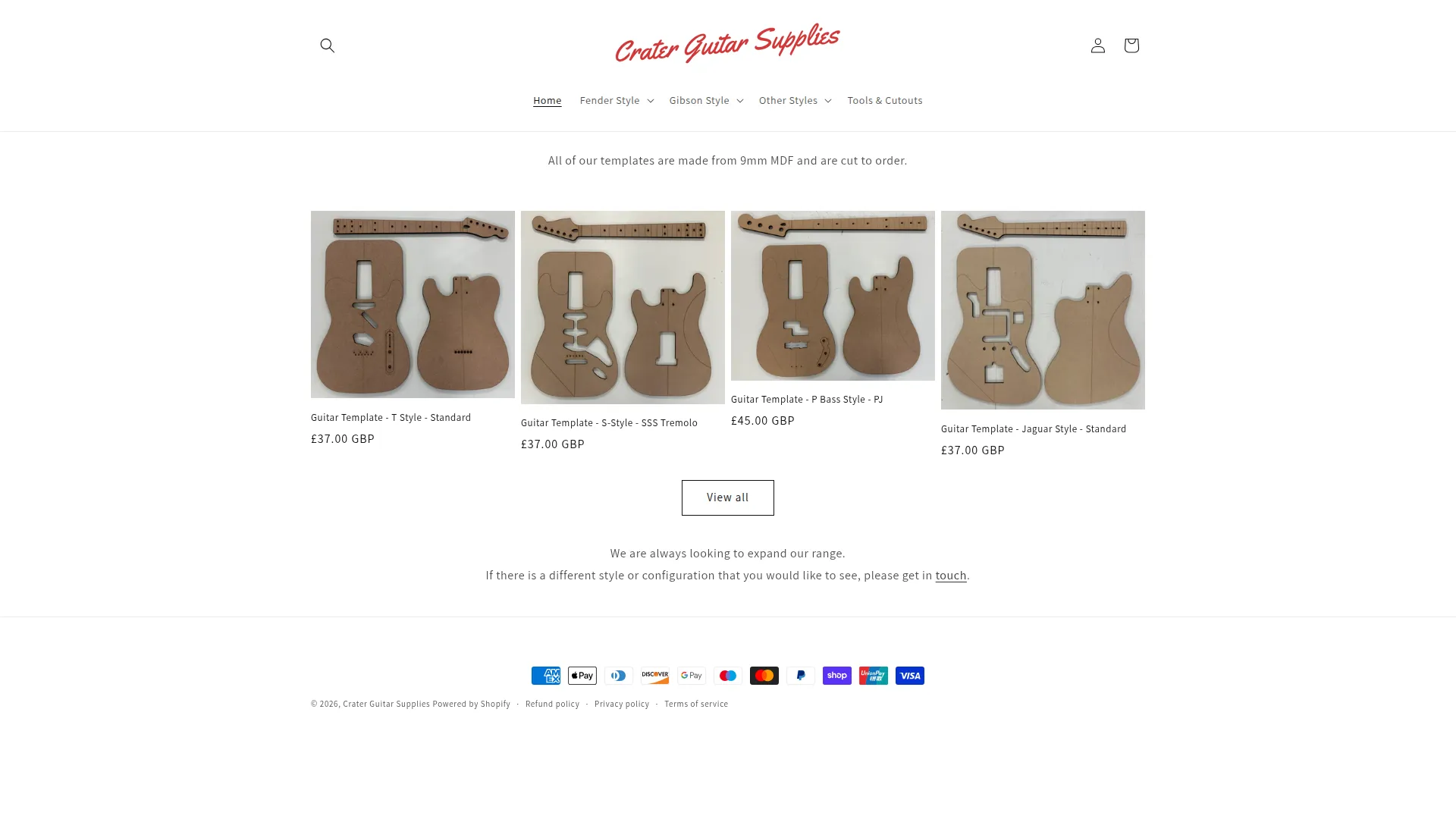 Craterguitarsupplies.co.uk
