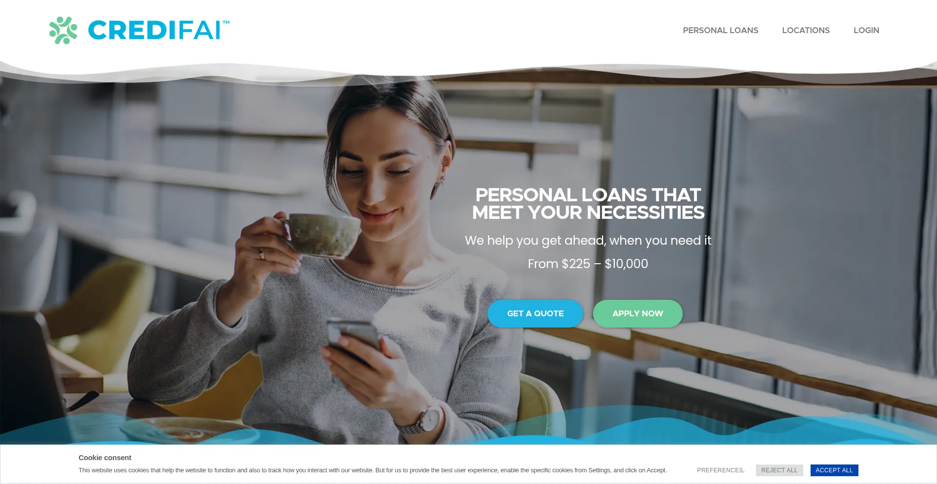 Credifai.com Screenshot