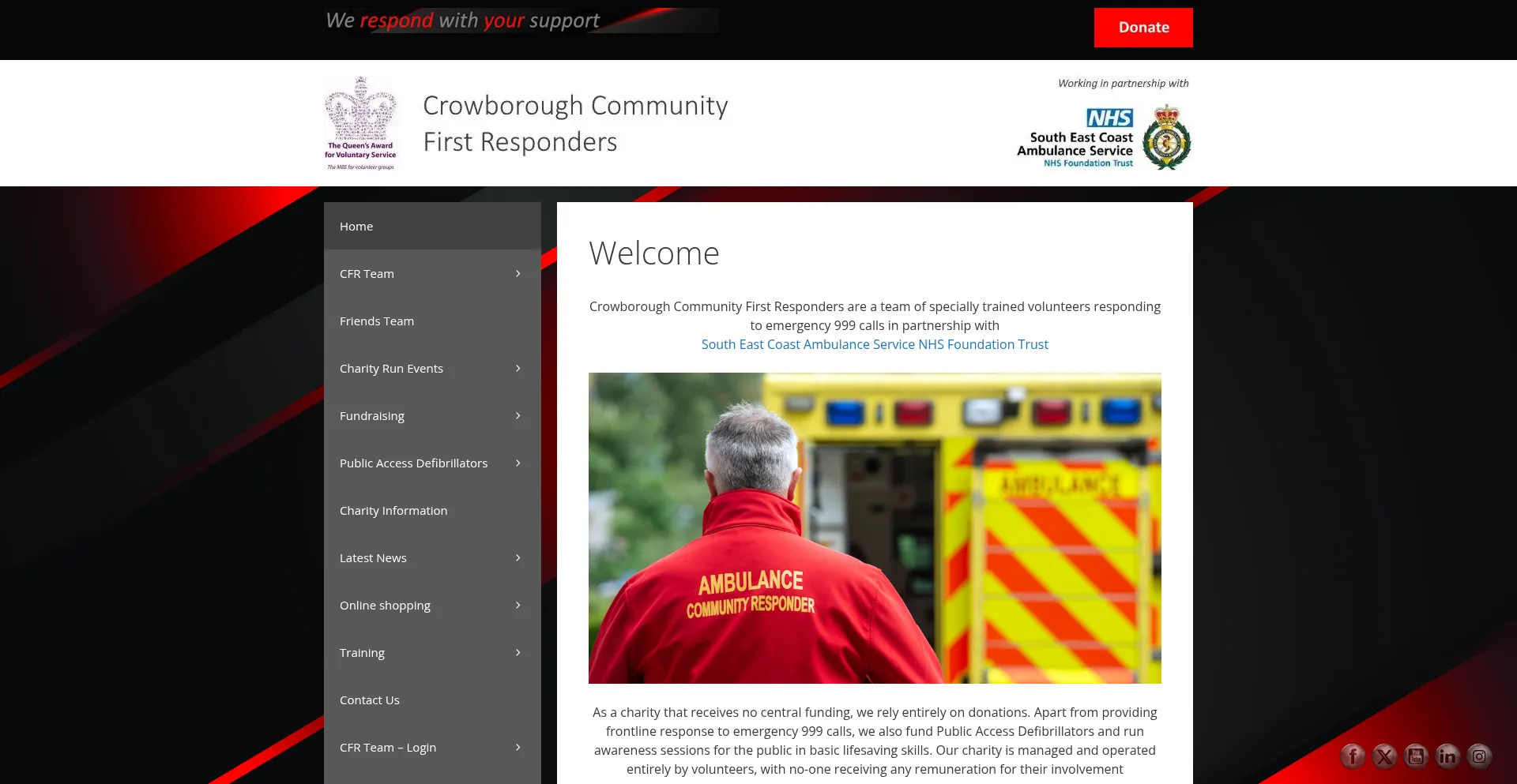 Ist Crowborough-cfr.co.uk sicher und vertrauenswürdig?