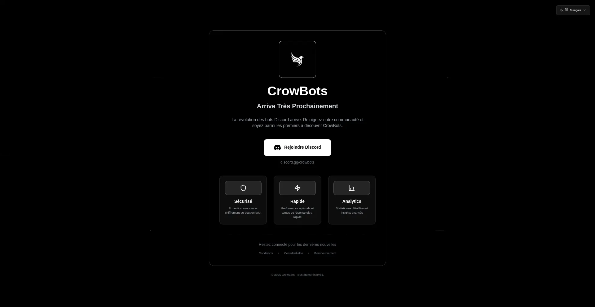 Ist Crowbots.fr sicher und vertrauenswürdig?