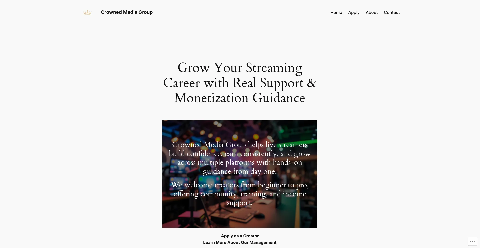 Crownedmediagroup.com