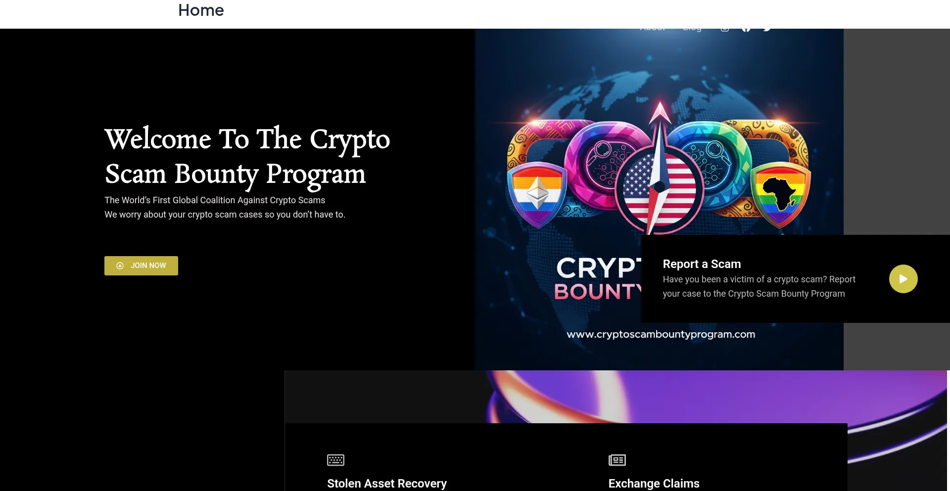 Ist Cryptoscambountyprogram.com sicher und vertrauenswürdig?