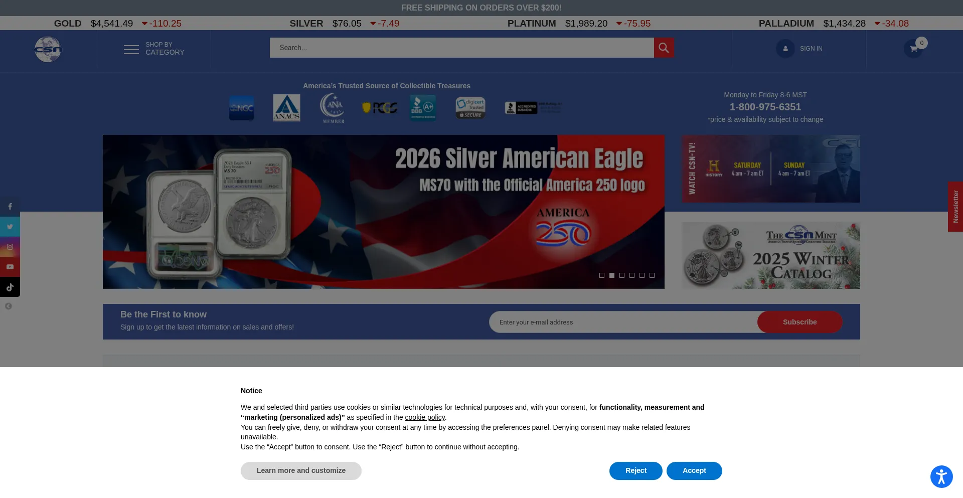 Csnmint.com