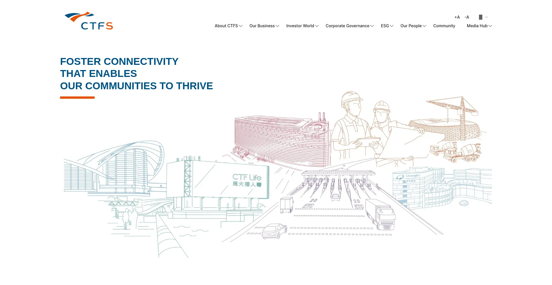Website screenshot of Ctfs.com.hk