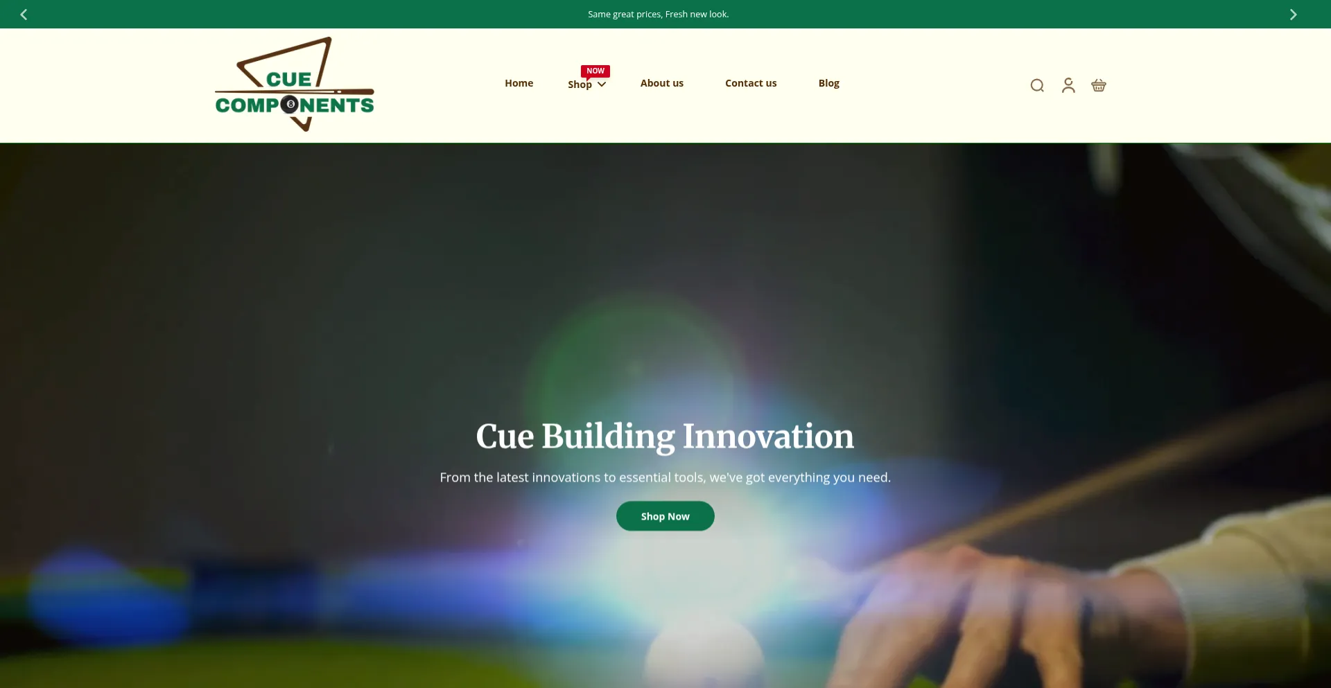 Cuecomponents.com Screenshot