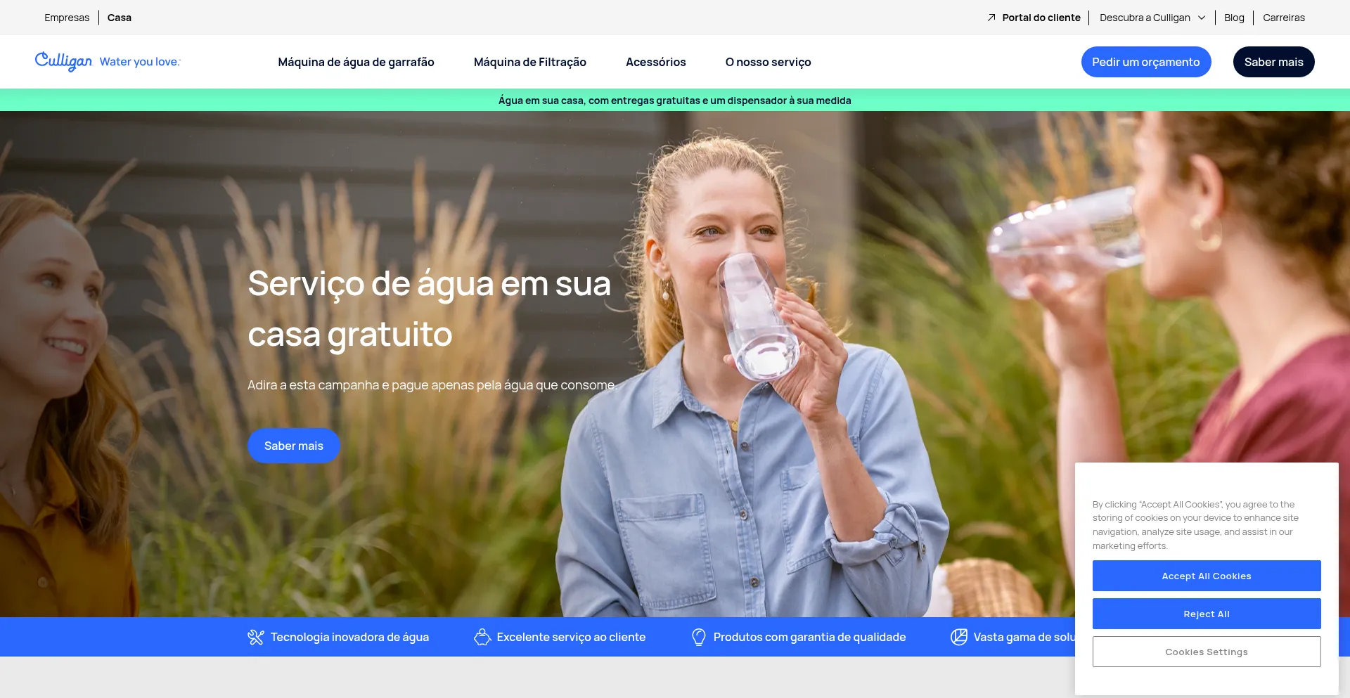 Culligan.pt Screenshot