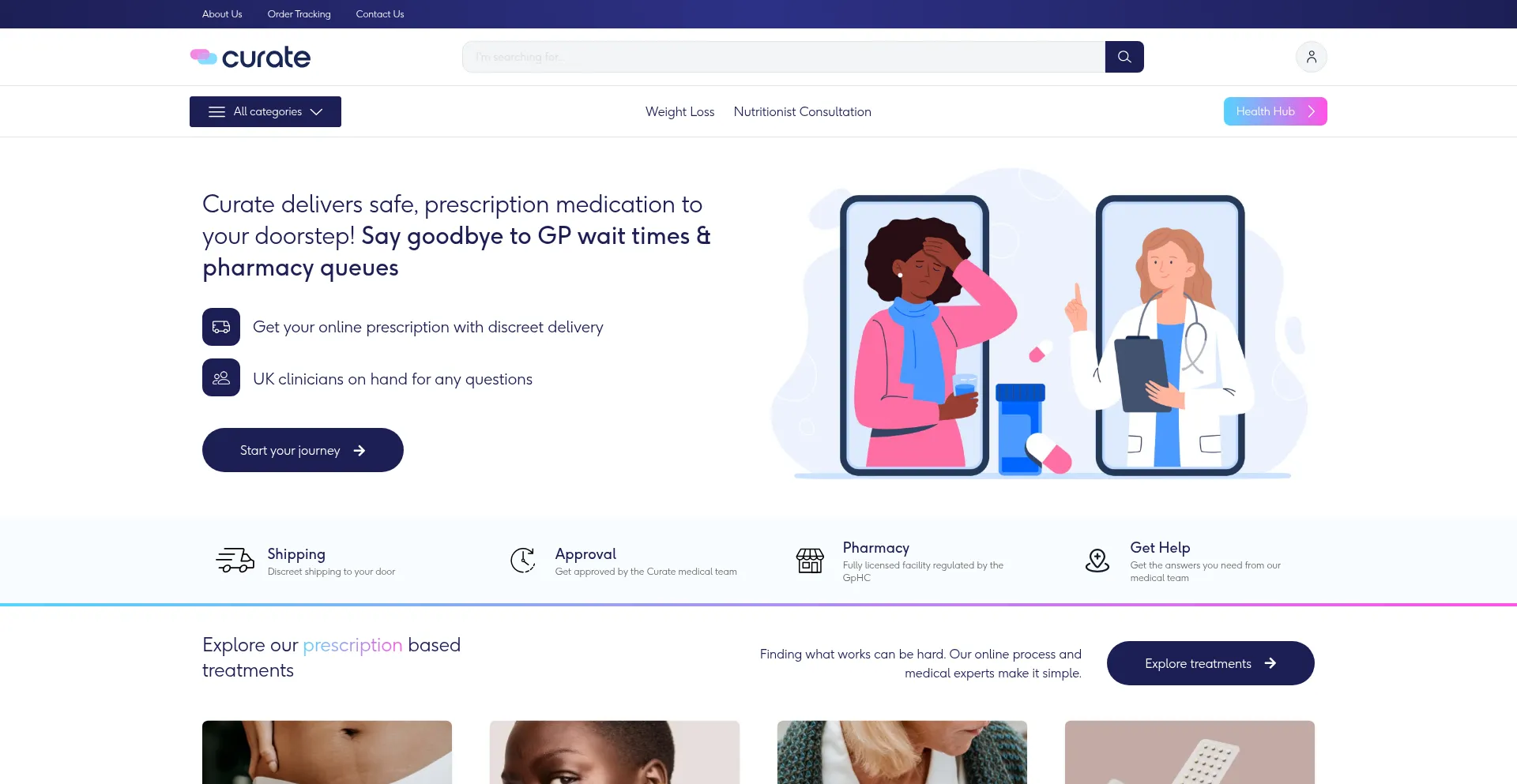 Ist Curatehealth.co.uk sicher und vertrauenswürdig?