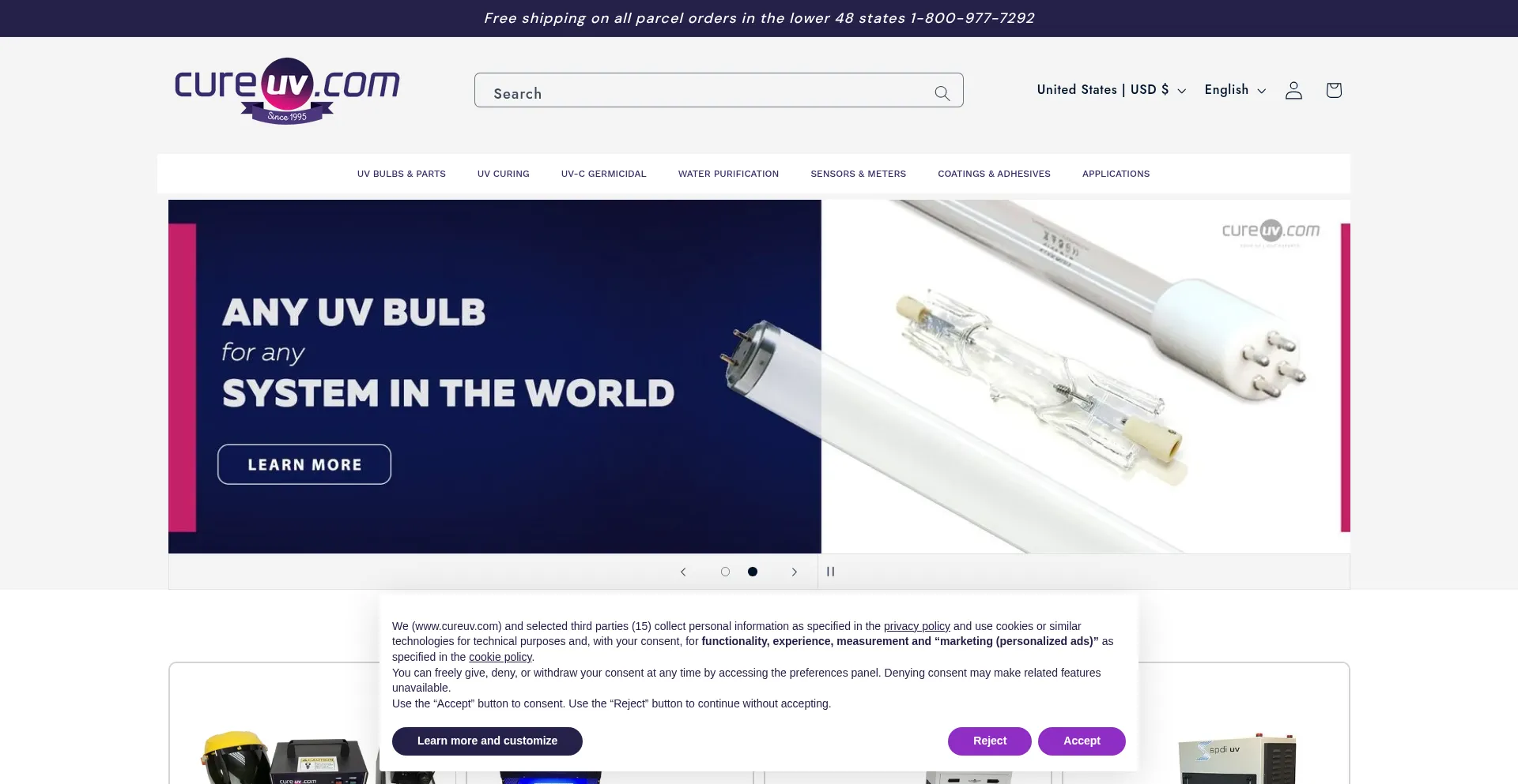 Cureuv.com