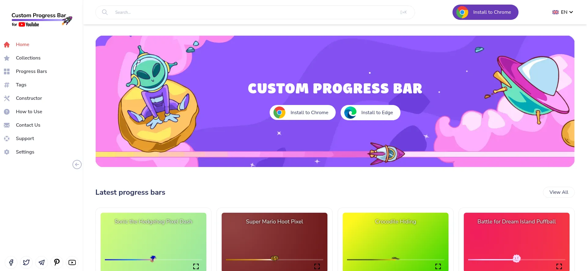 Custom-progressbar.com