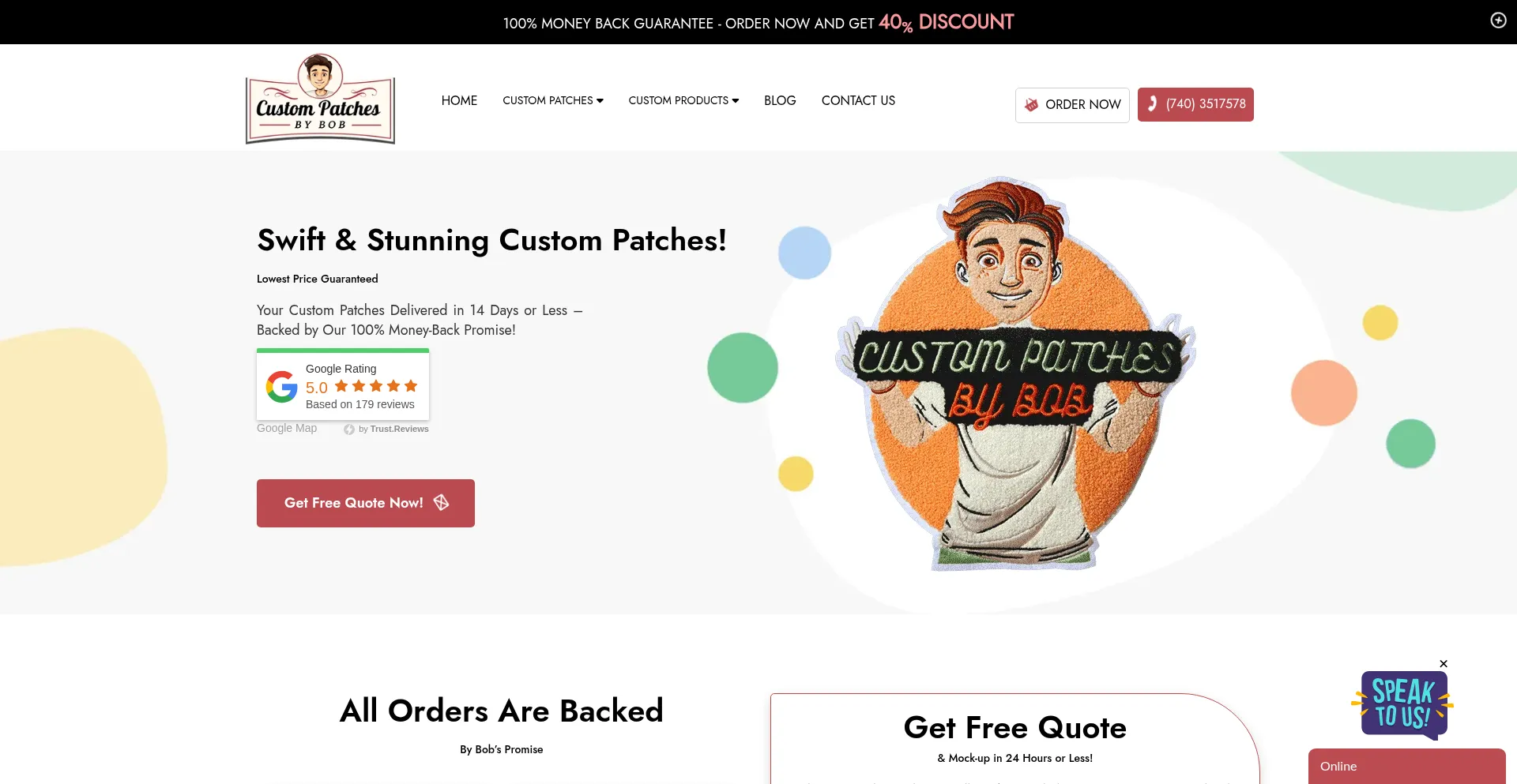 Ist Custompatchesbybob.com sicher und vertrauenswürdig?