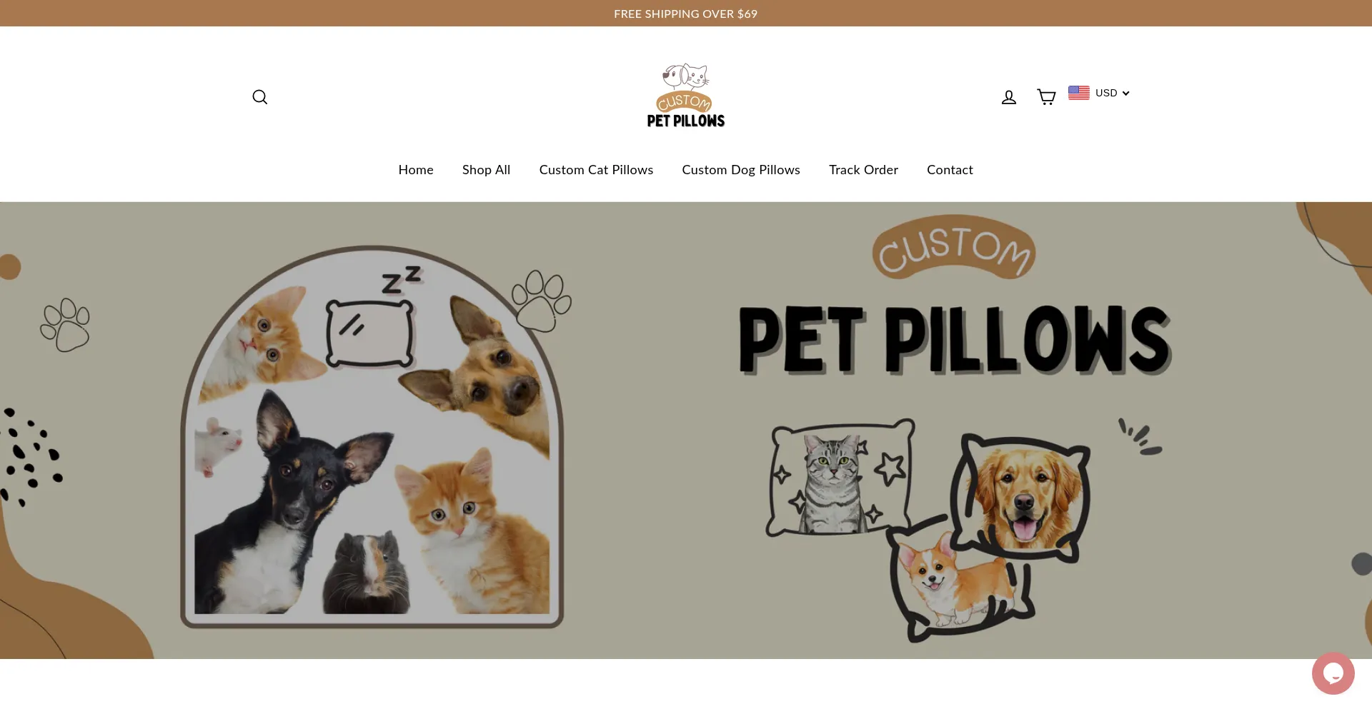 Custompetpillows.com