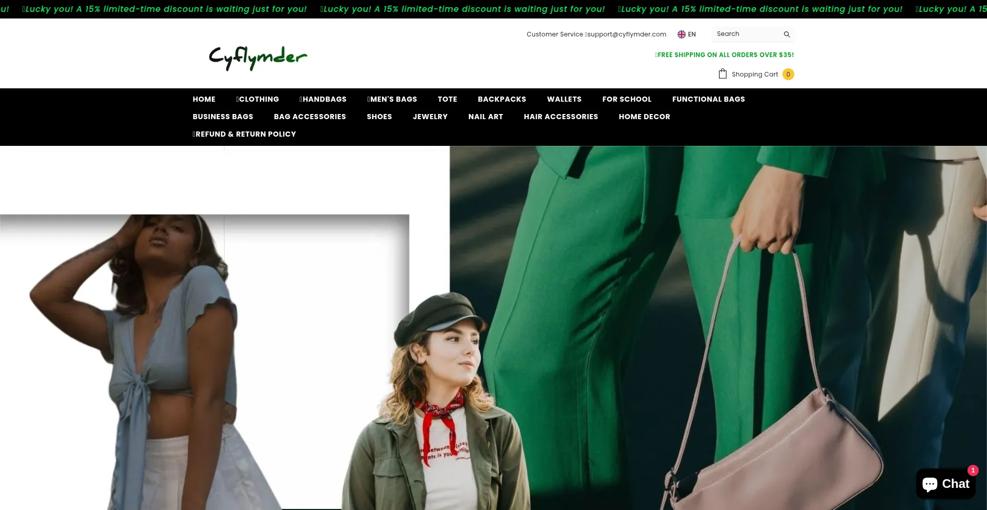 Website screenshot of Cyflymder.com