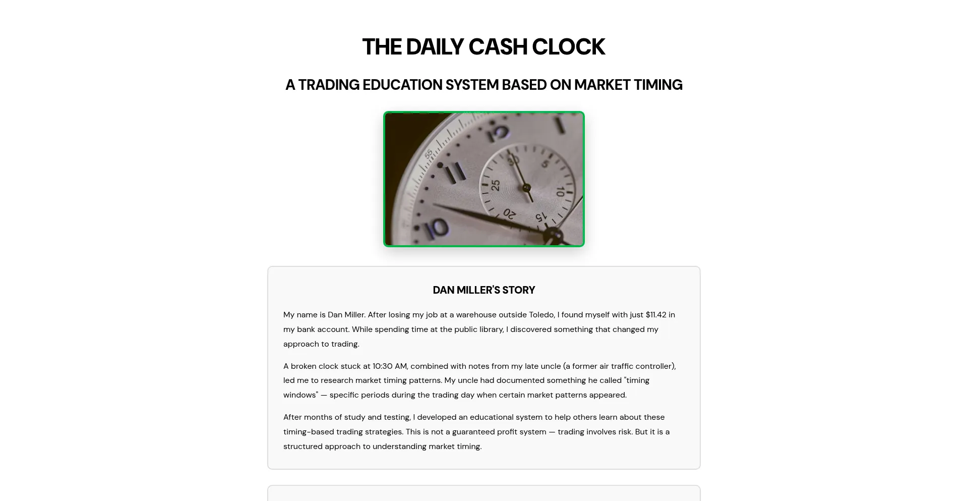 Dailycashclock.com