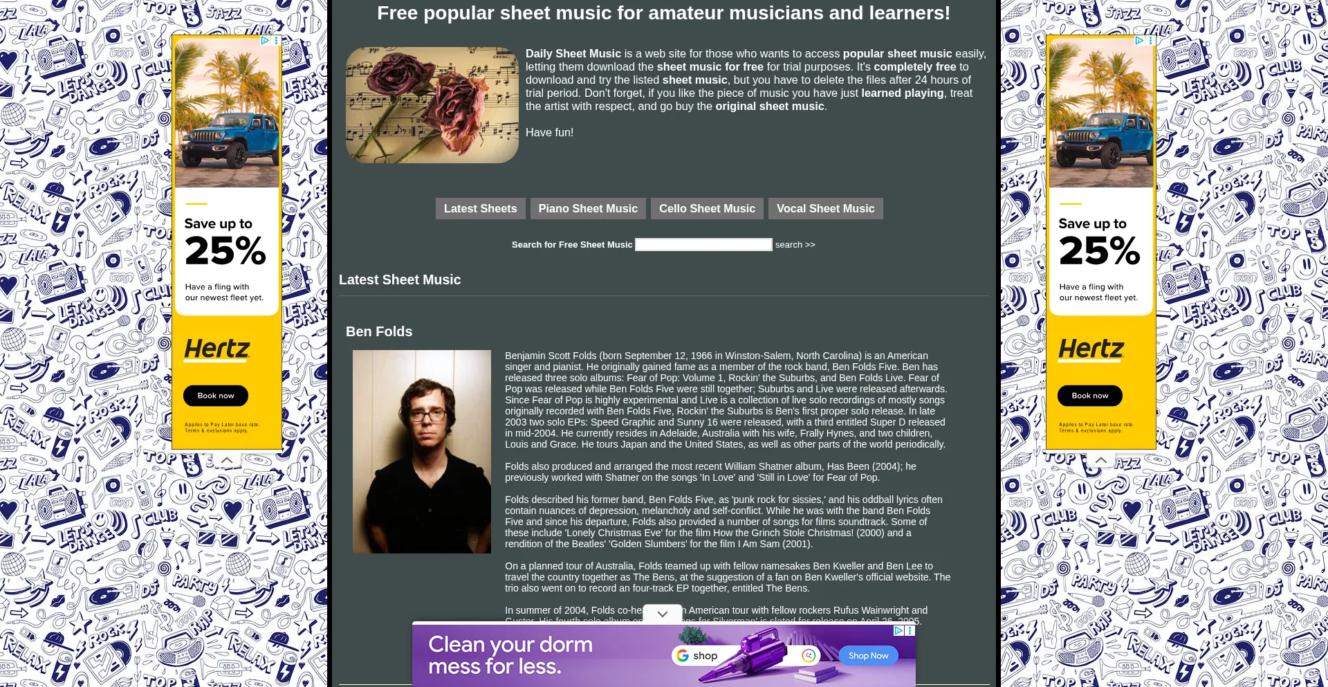 Ist Dailysheetmusic.com sicher und vertrauenswürdig?