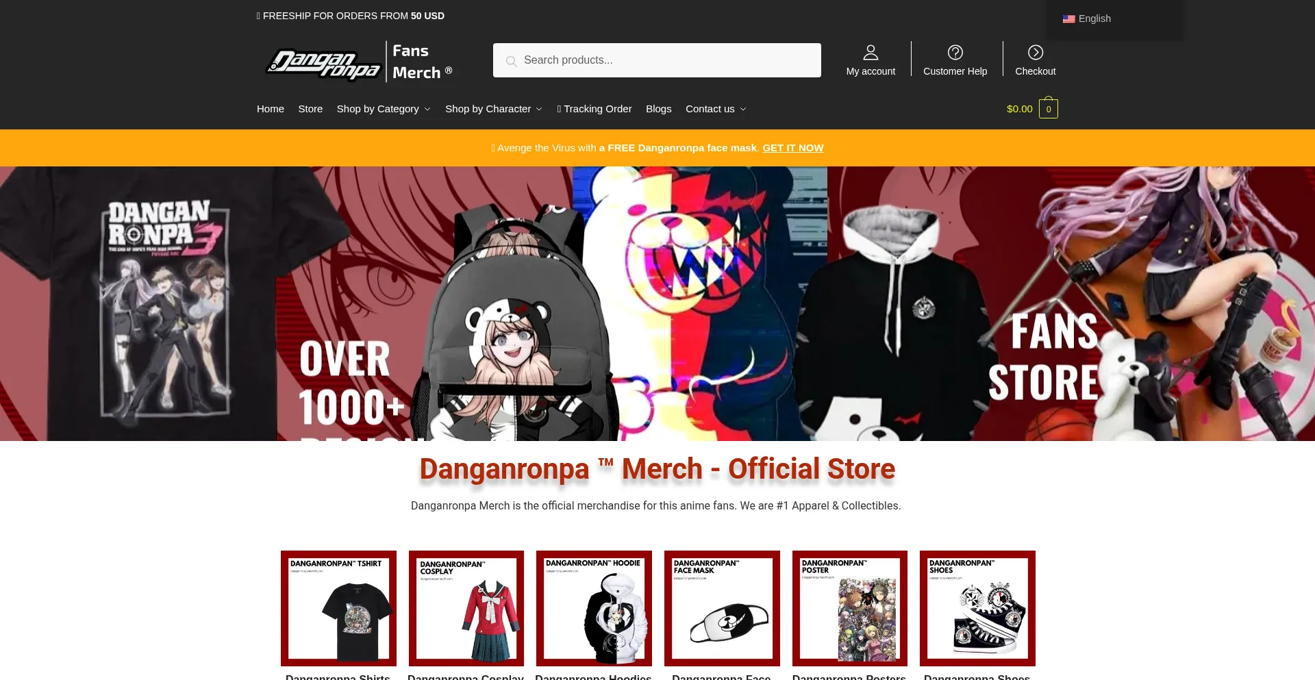 Ist Danganronpamerch.com sicher und vertrauenswürdig?