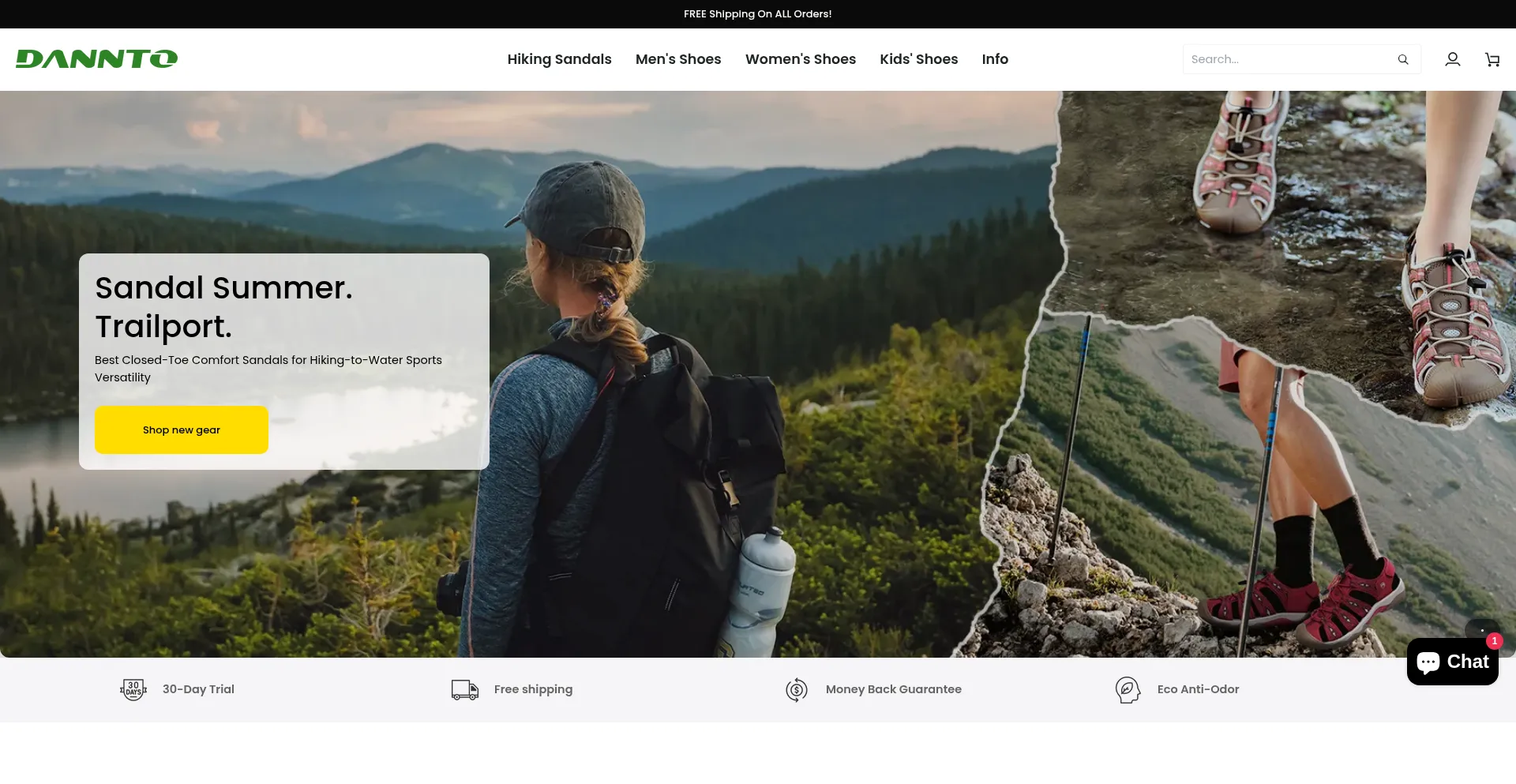 Website screenshot of Dannto.net