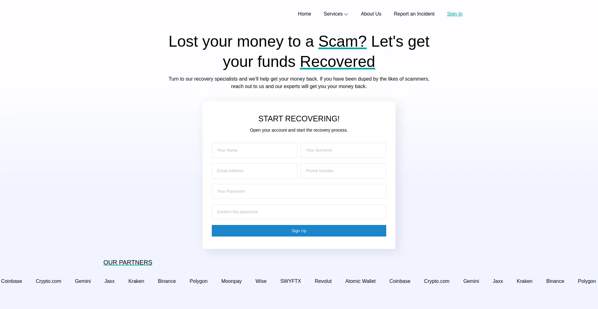 Website screenshot of Dapsa.io