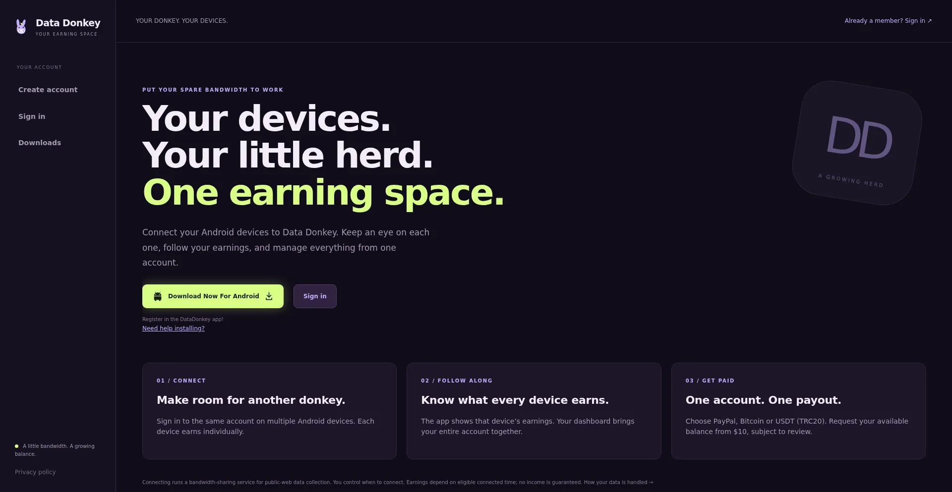 Datadonkey.app