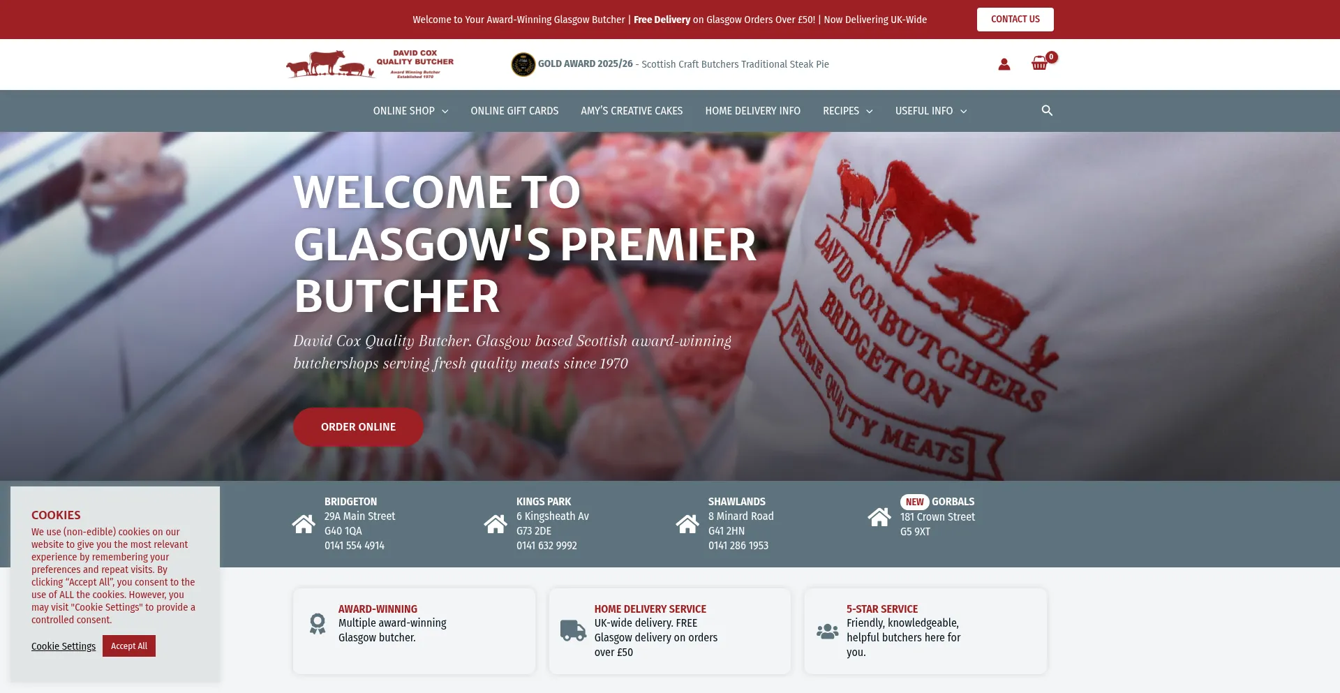Davidcoxbutchers.co.uk