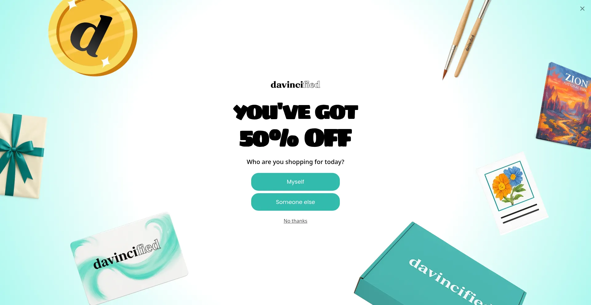 Website screenshot of Davincified.com