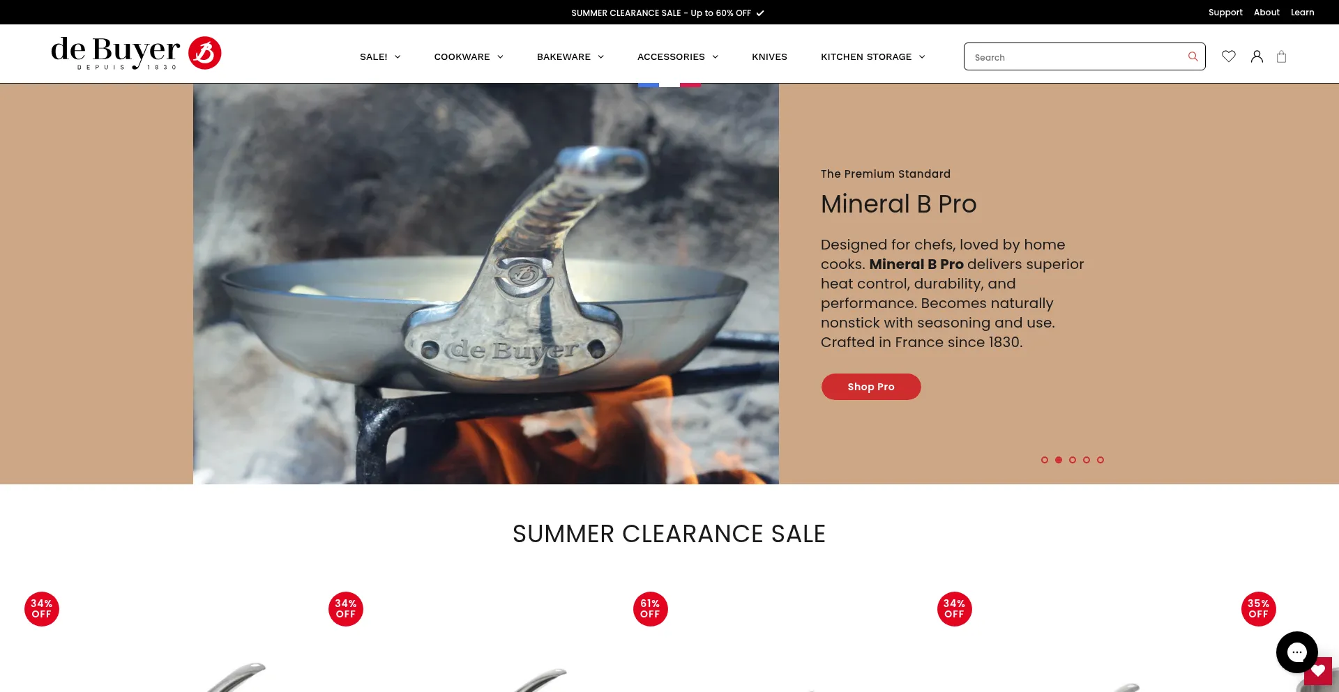 Website screenshot of Debuyer-usa.com