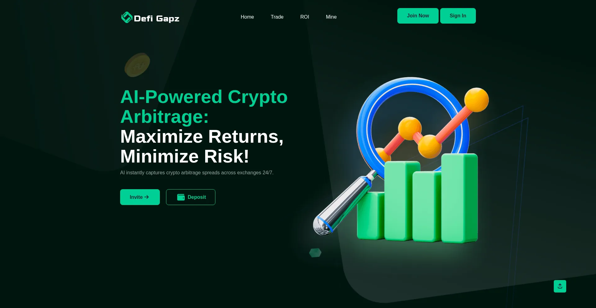 Website screenshot of Defigapz.com