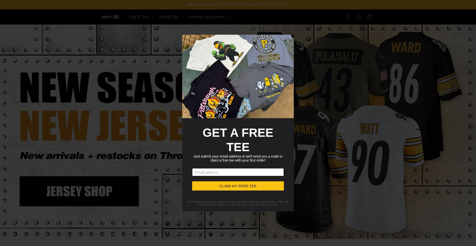 Website screenshot of Definitelyyoupgh.com