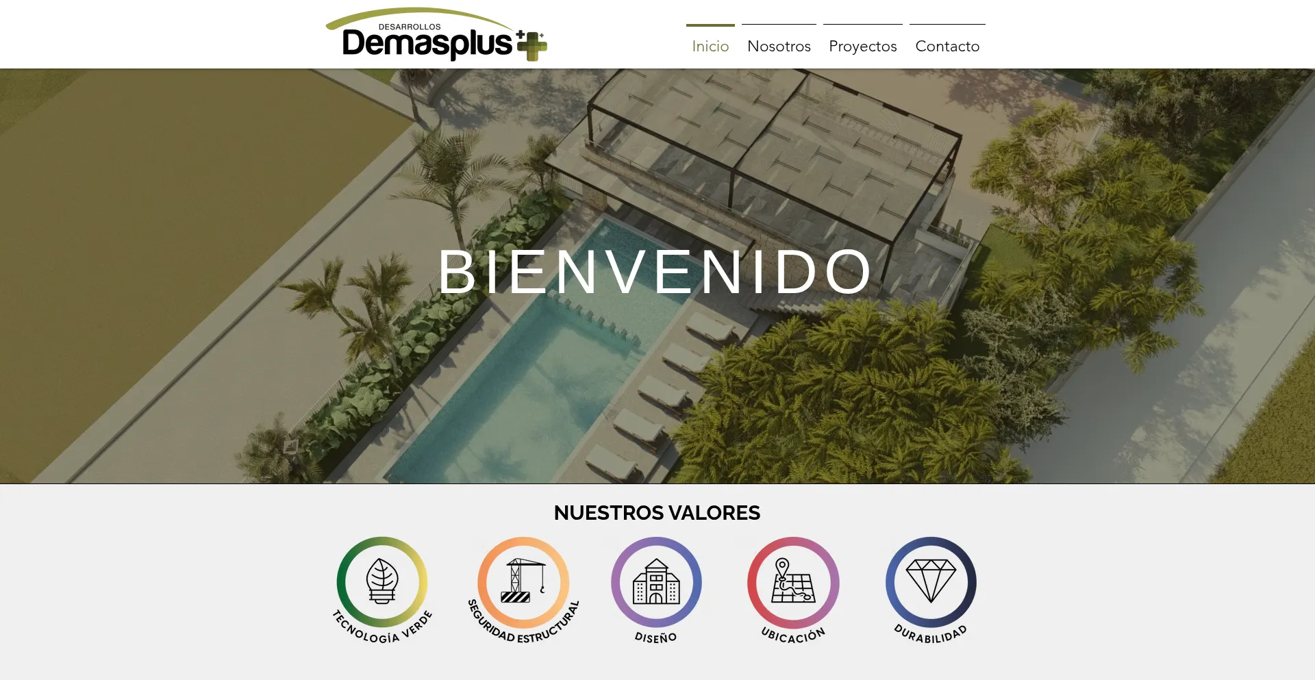 Website screenshot of Demasplus.com
