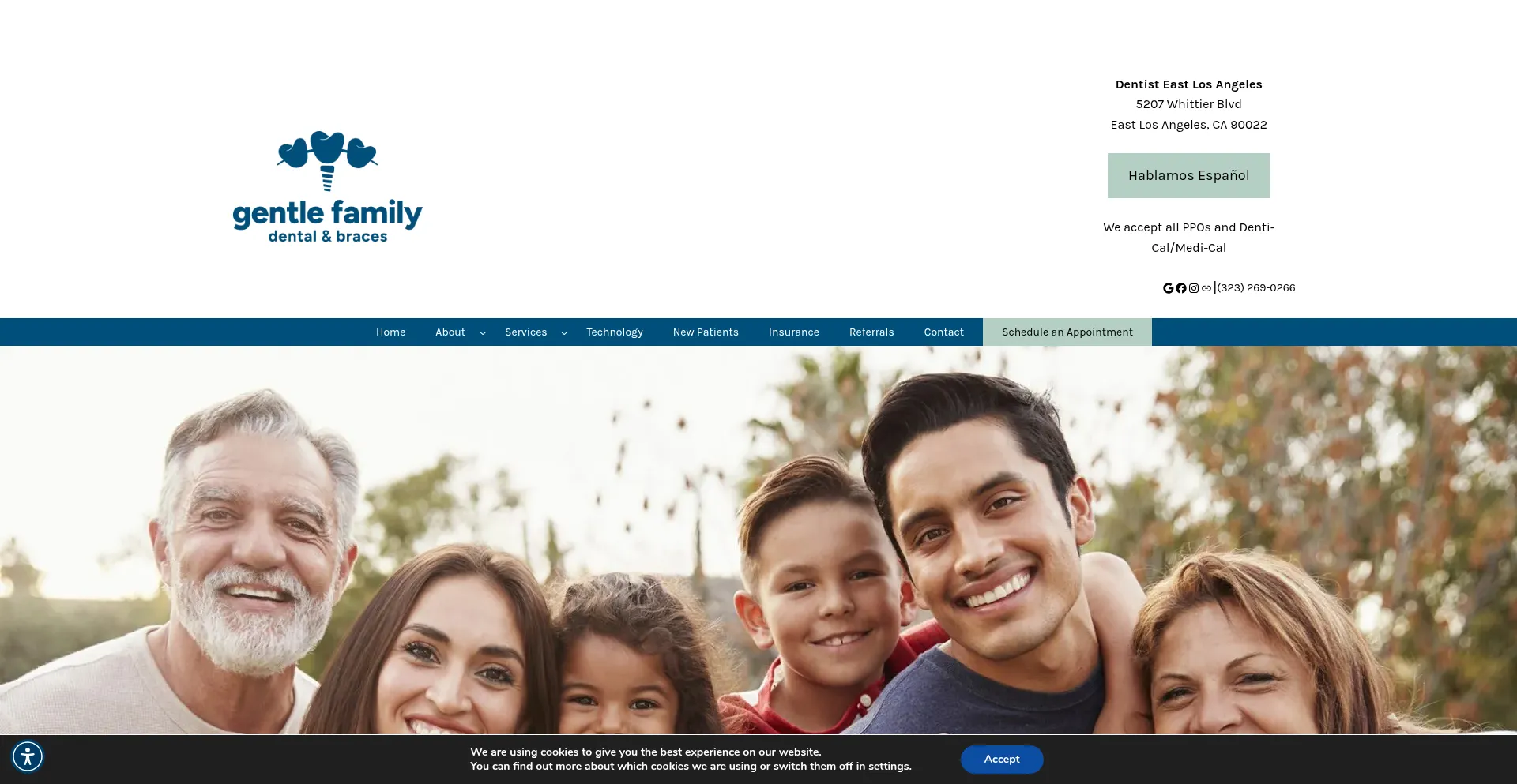 Dentisteastla.com Screenshot