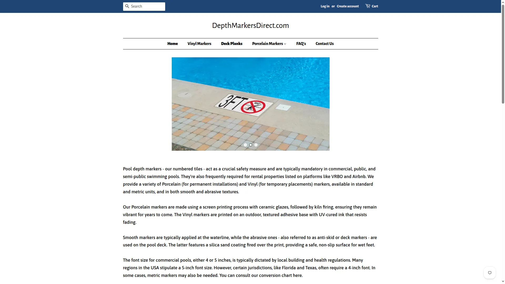 Depthmarkersdirect.com